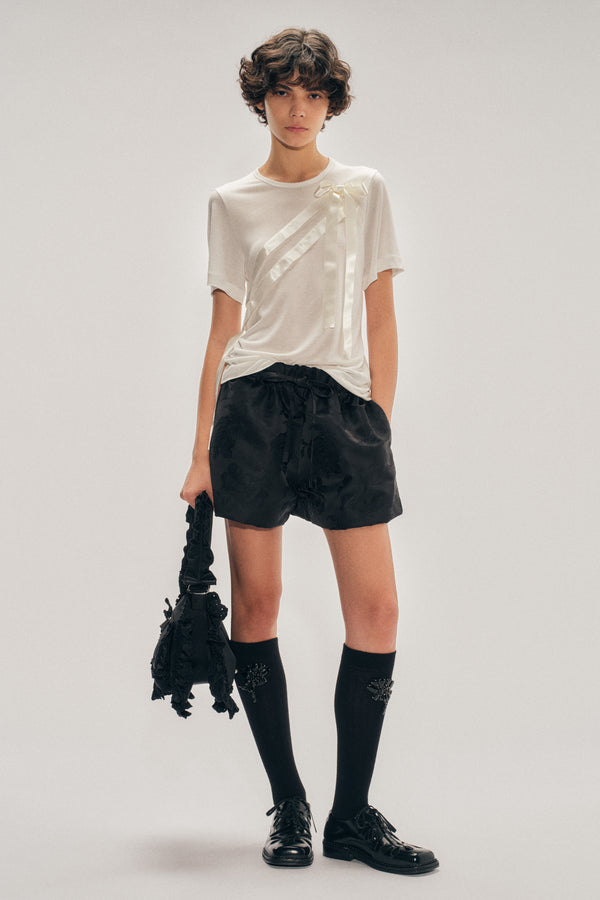 simone rocha Elasticated Rose Shorts