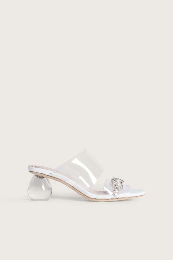simone rocha Embellished Sandal Perspex Heel Mule