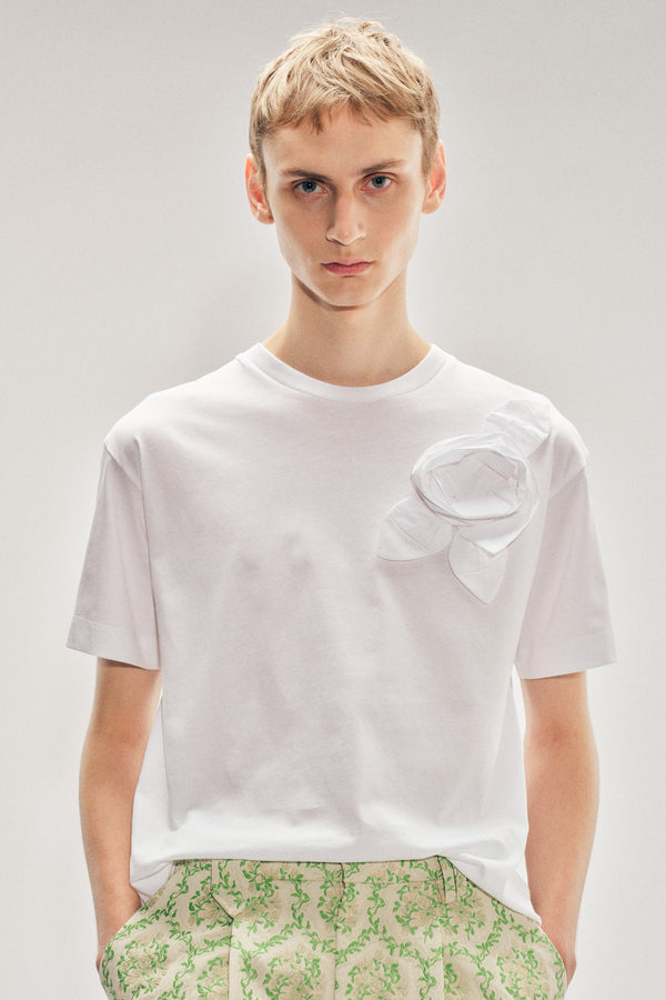 simone rocha Fitted Pressed Rosette T-Shirt