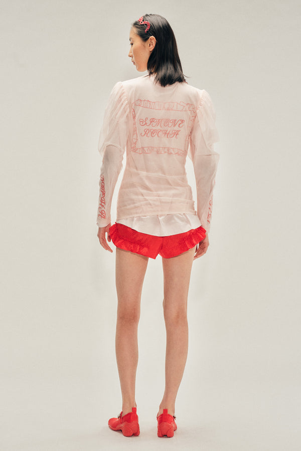 Simone Rocha Frill Track Shorts
