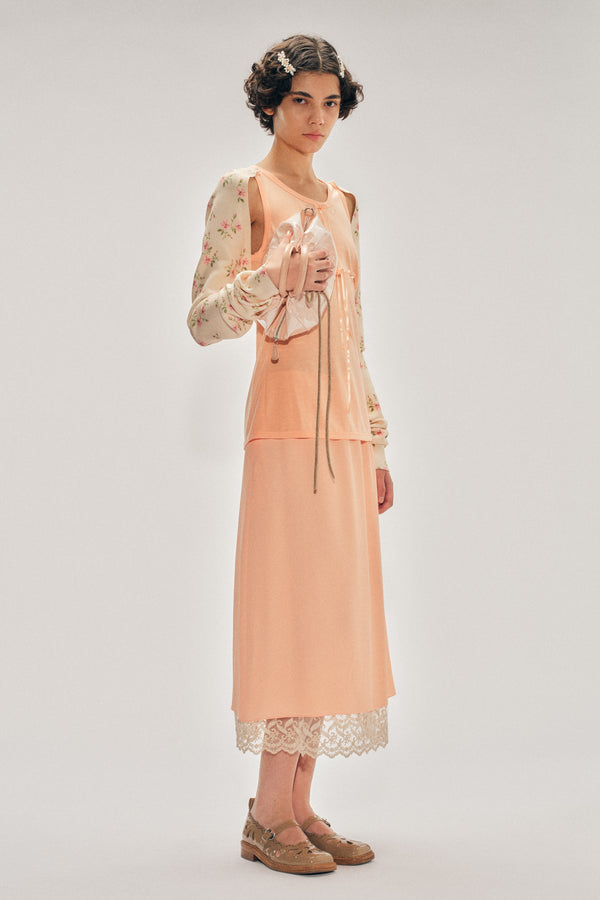 Simone Rocha Gathered Bust Bow Tank