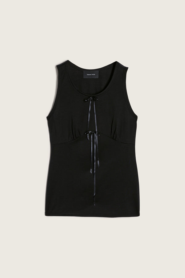 simone rocha Gathered Bust Bow Tank