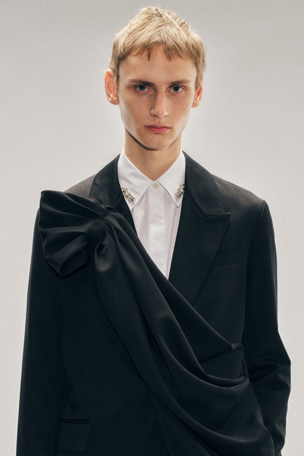 Simone Rocha Gathered Flower Sash Jacket