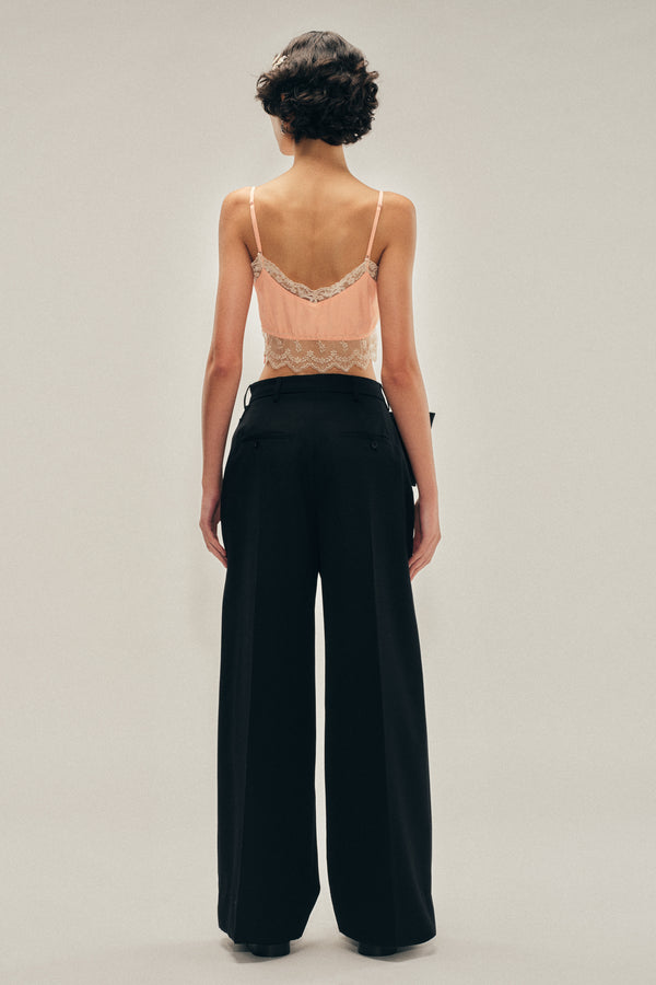 Simone Rocha Gathered Flower Sash Trousers