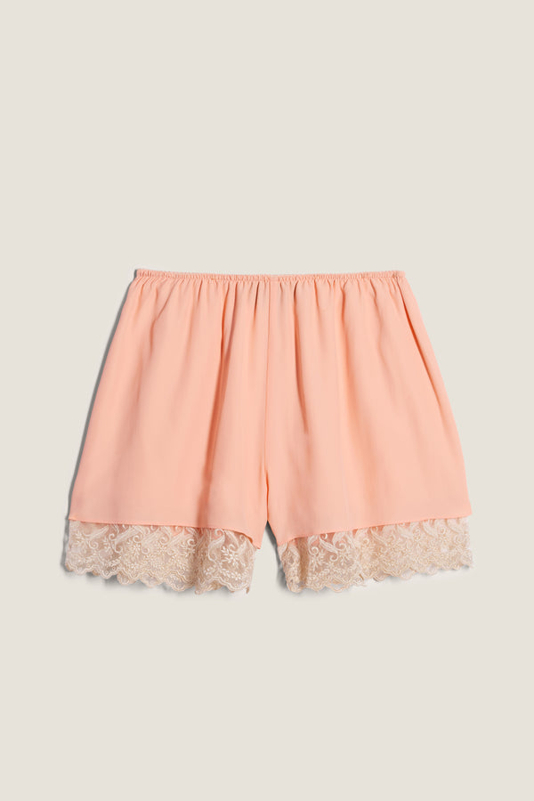 simone rocha Lace Trim Negligee Shorts