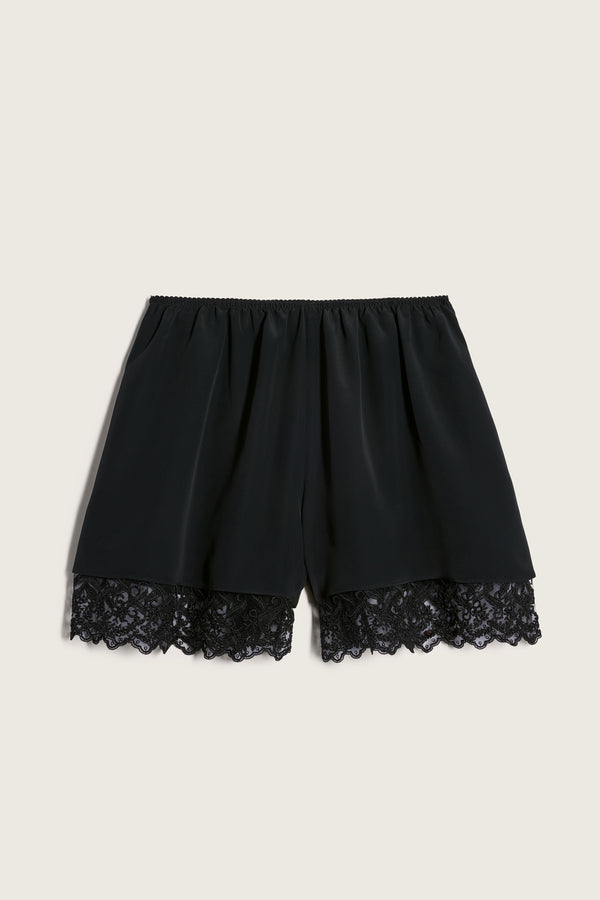 simone rocha Lace Trim Negligee Shorts