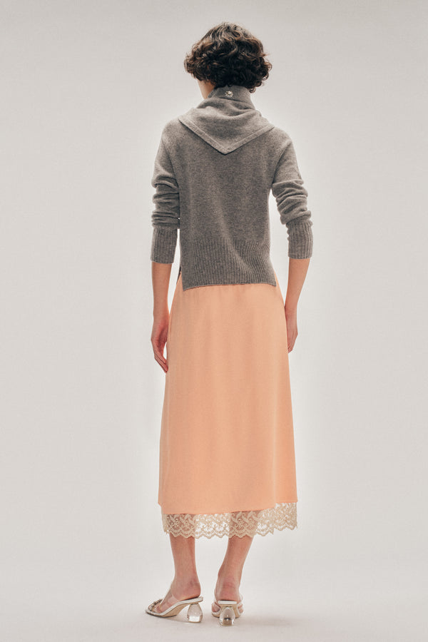 Simone Rocha Lace Trim Negligee Skirt