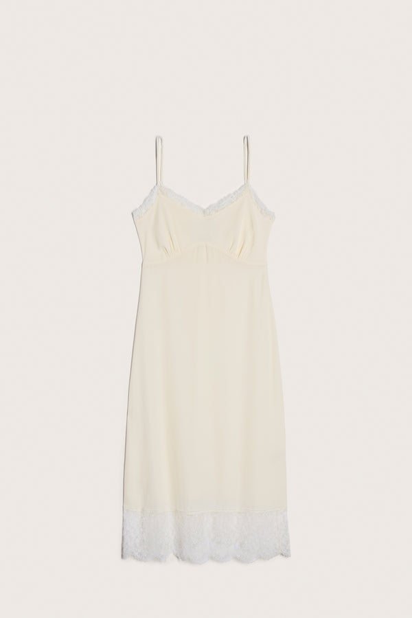 simone rocha Lace Trim Slip Dress