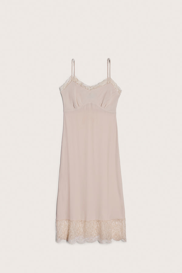 simone rocha Lace Trim Slip Dress