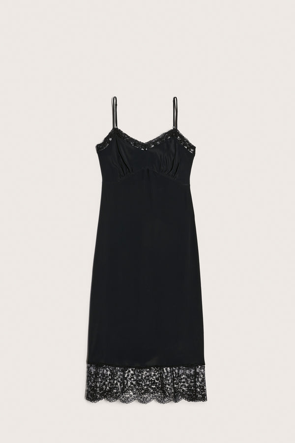 simone rocha Lace Trim Slip Dress