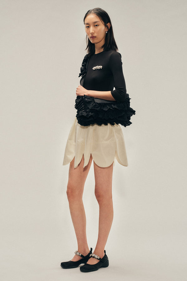 Simone Rocha Petal Hem Mini Skirt