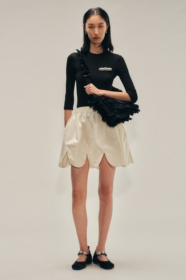 simone rocha Petal Hem Mini Skirt