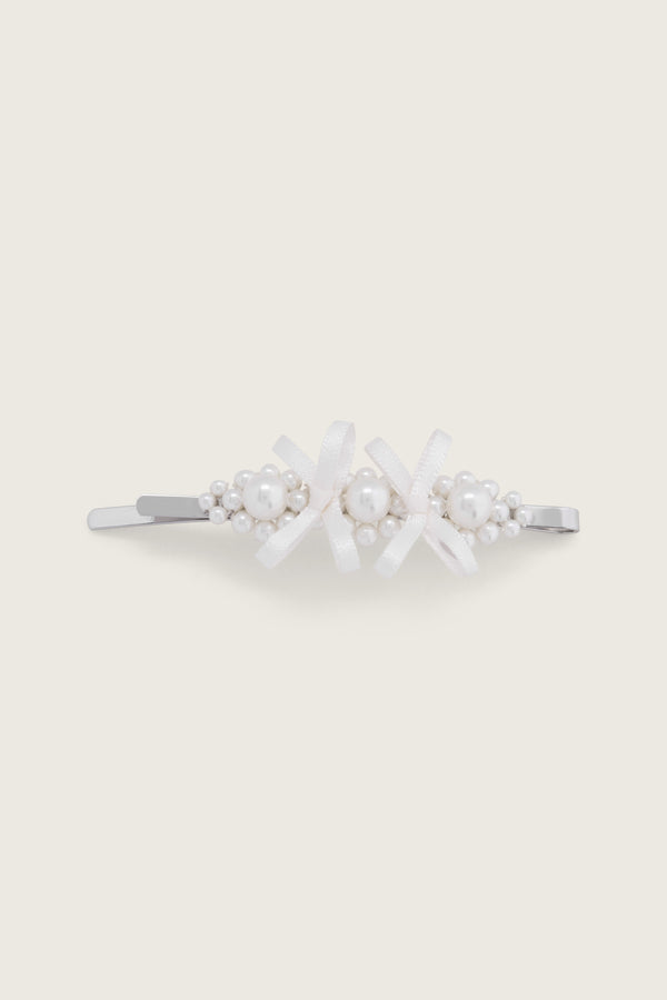 simone rocha Petite Bow Flower Hair Clip