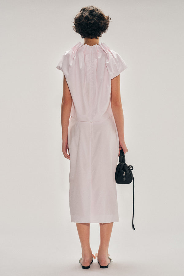 Simone Rocha Pleated Waist Pencil Skirt