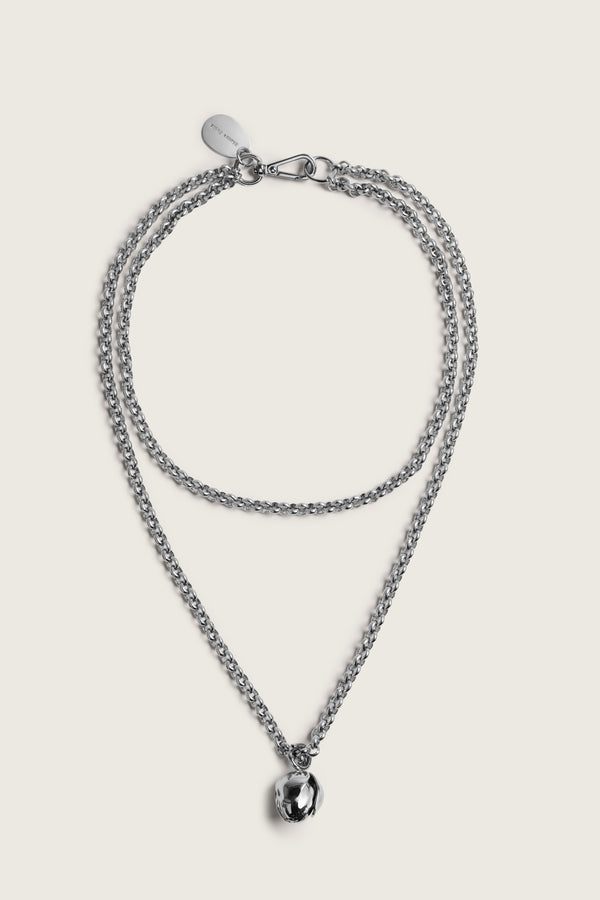 simone rocha Poppy Bud Pendant Chain Necklace