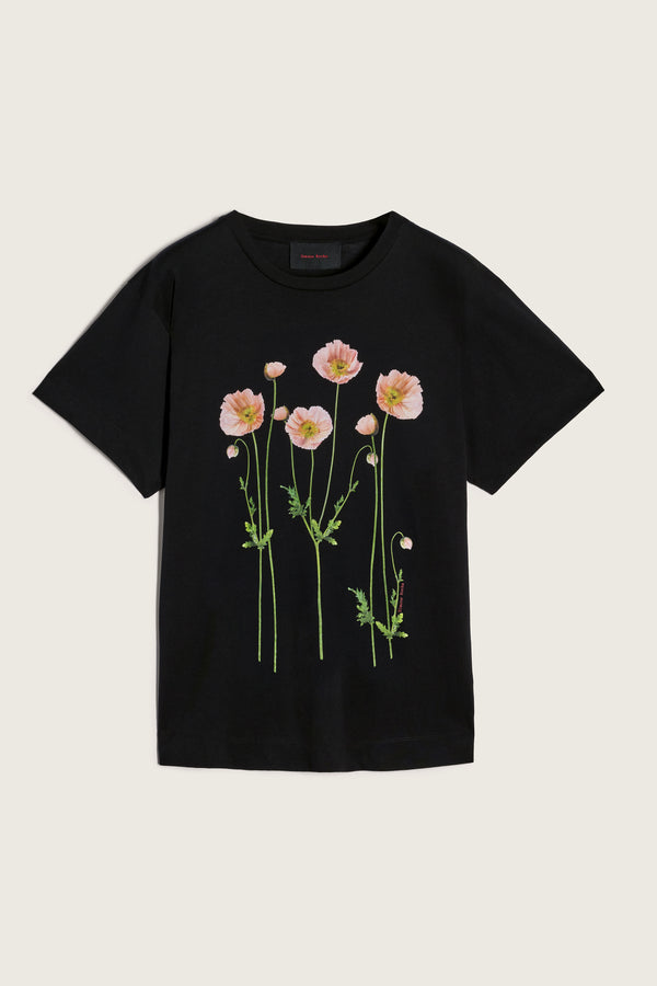 simone rocha Poppy Field Print T-Shirt