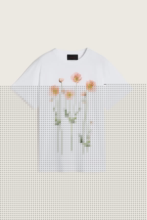 simone rocha Poppy Field Print T-Shirt