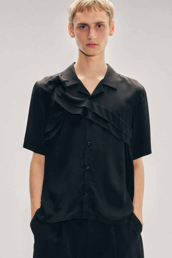 Simone Rocha Pressed Bow Sash Shirt