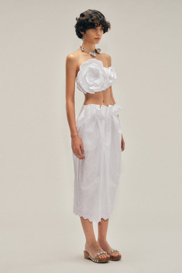 Simone Rocha Pressed Rosette Bouquet Top