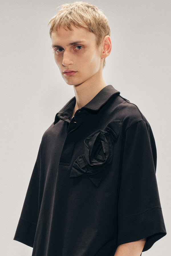 Simone Rocha Pressed Rosette Rugby Jersey