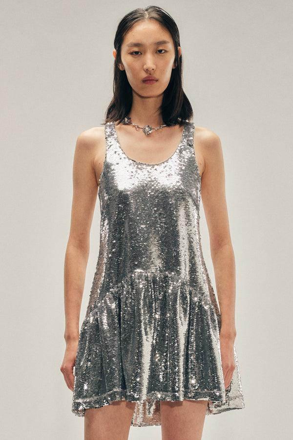 Simone Rocha Tapered Back Peplum Mini Dress