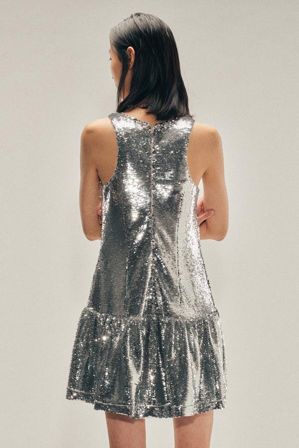 Simone Rocha Tapered Back Peplum Mini Dress