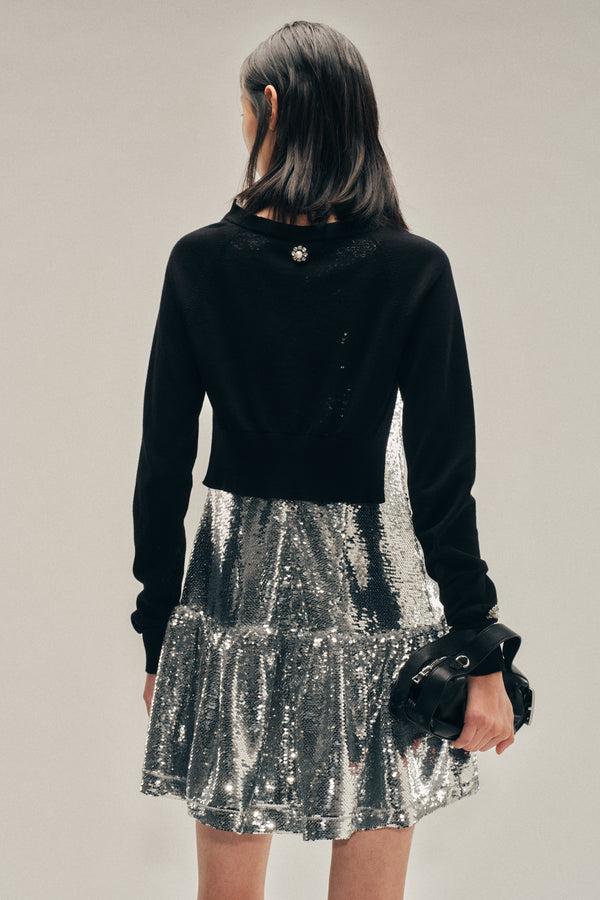Simone Rocha Tapered Back Peplum Mini Dress