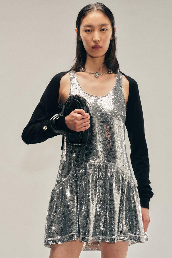 simone rocha Tapered Back Peplum Mini Dress