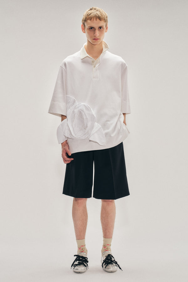 simone rocha Turbo Pressed Rosette Rugby Jersey