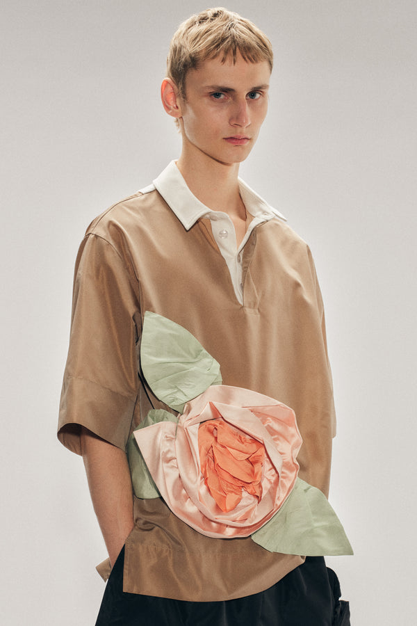 simone rocha Turbo Pressed Rosette Rugby Jersey