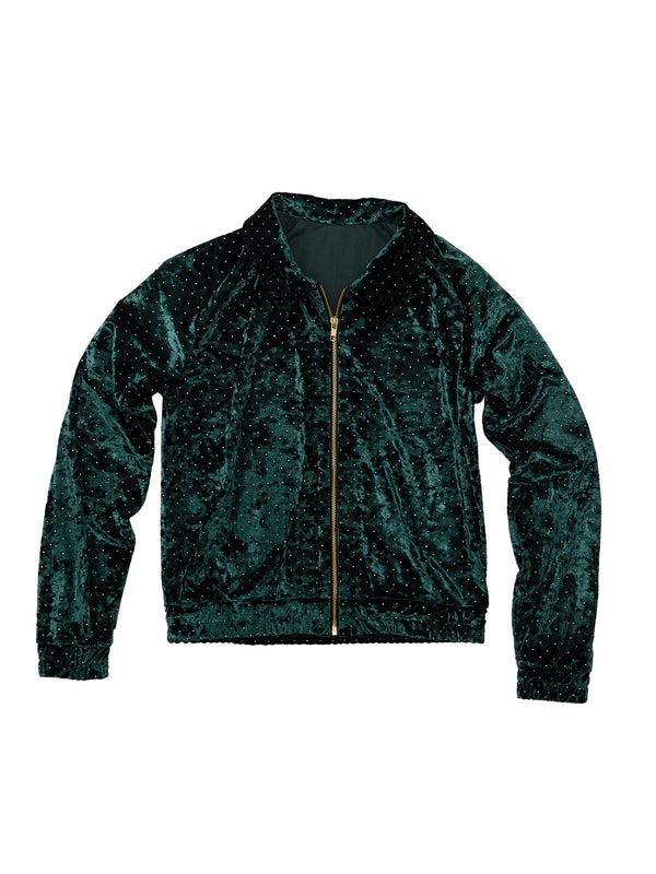Simone Wild Blouson Jacket Bottlegreen