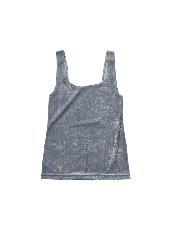 simone wild Hammered Velvet Singlet silver
