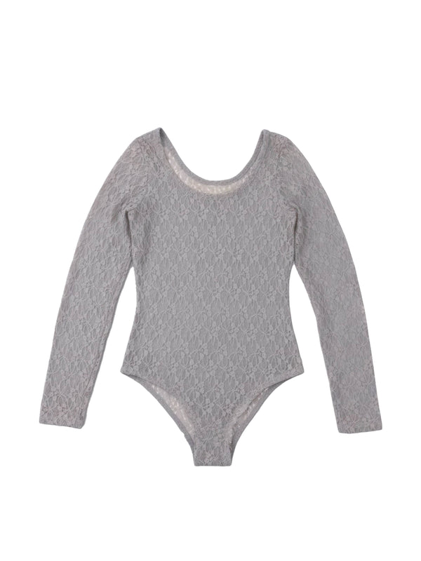 Simone Wild Lace Body Swan Grey