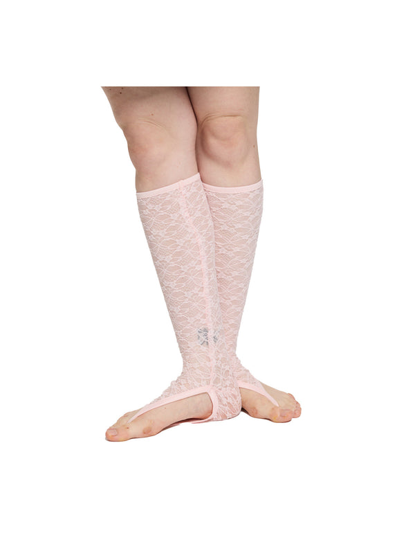 Simone Wild Lace Thong Socks Candy