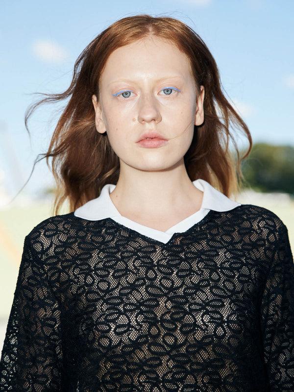 Simone Wild Lace Trikot Black