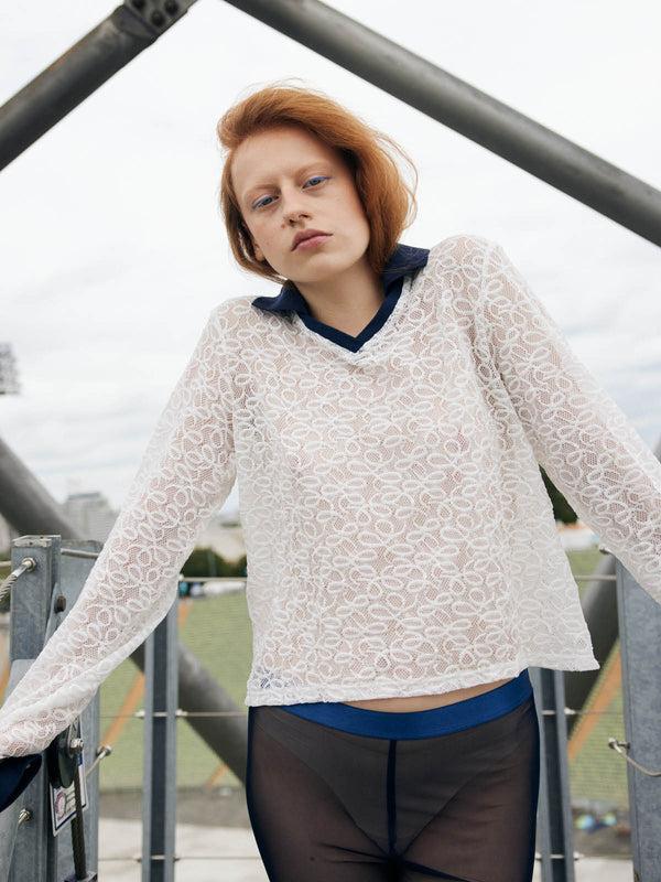 Simone Wild Lace Trikot White