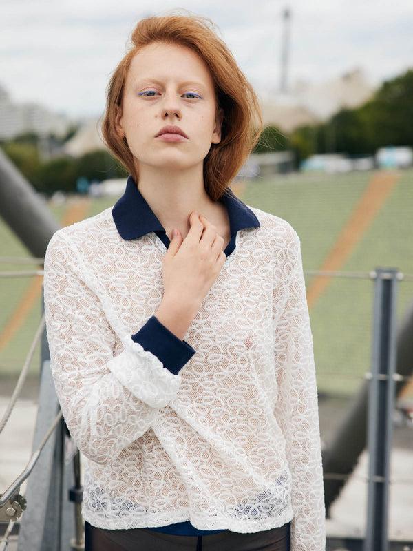 Simone Wild Lace Trikot White