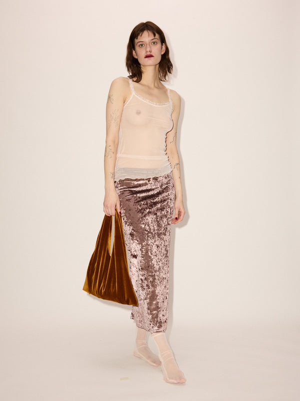 simone wild Low waist skirt Praline