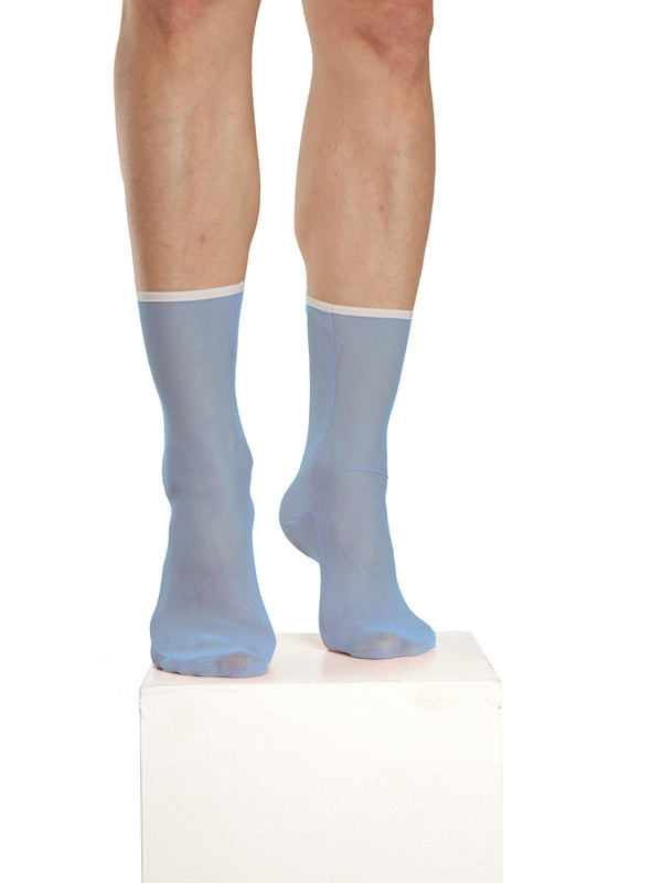 simone wild Mesh Ankle Socks arctic