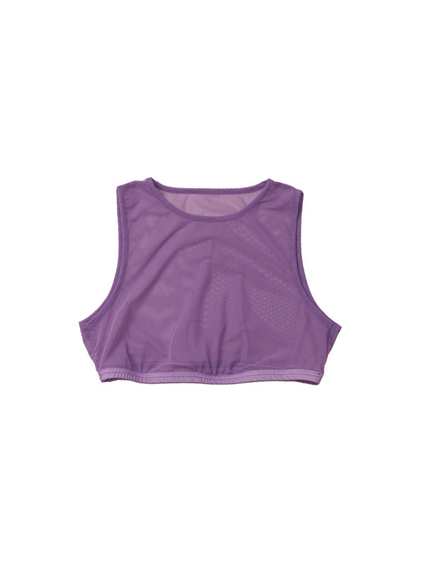 simone wild Mesh Bustier Viola