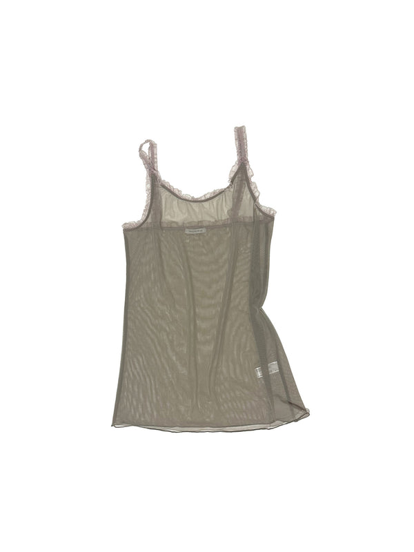 simone wild Mesh Cami Top Mud