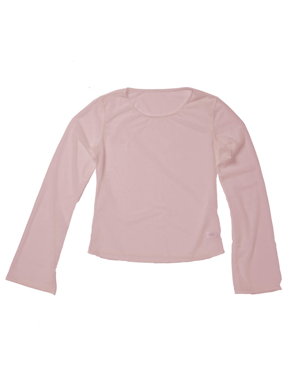 simone wild Mesh Easy LS Shirt rosa