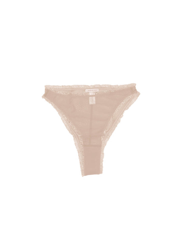 simone wild Mesh Frill Slip Silk