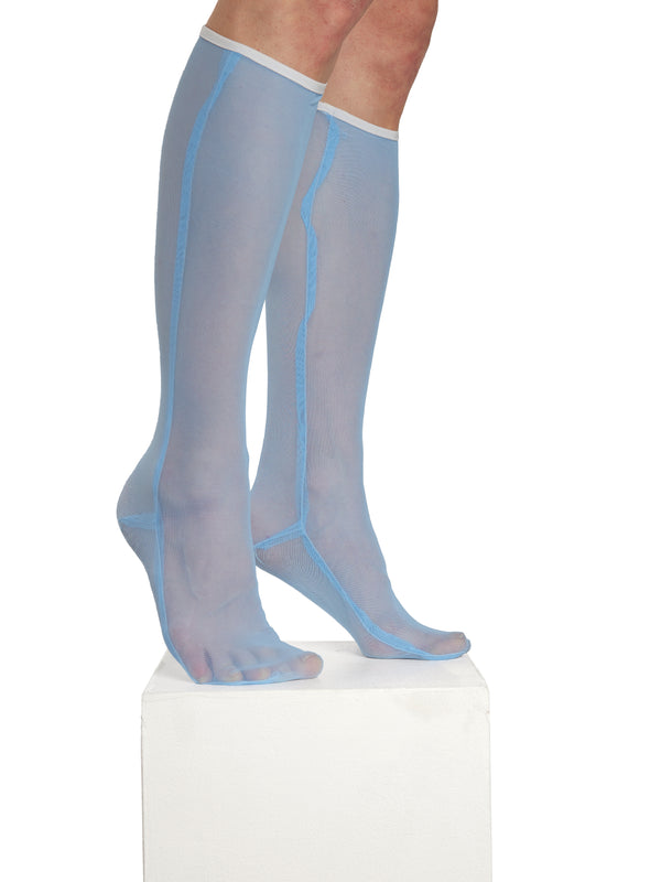 Simone Wild Mesh Knee Socks Arctic