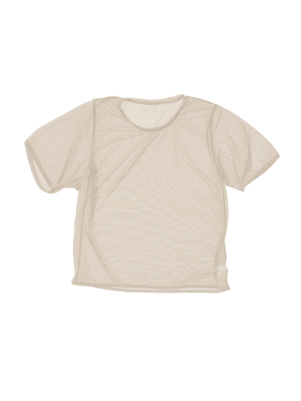 simone wild Mesh Oversized Tee Silk