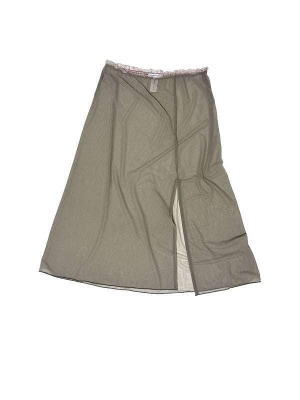 simone wild Mesh Slip Skirt Mud