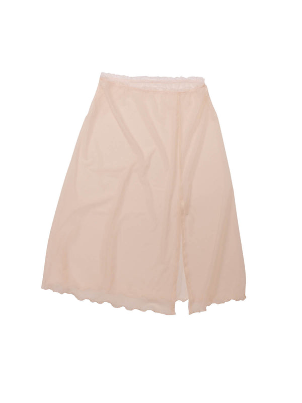simone wild Mesh Slip Skirt Silk