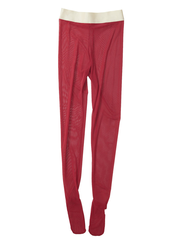 Simone Wild Mesh Tights Ruby