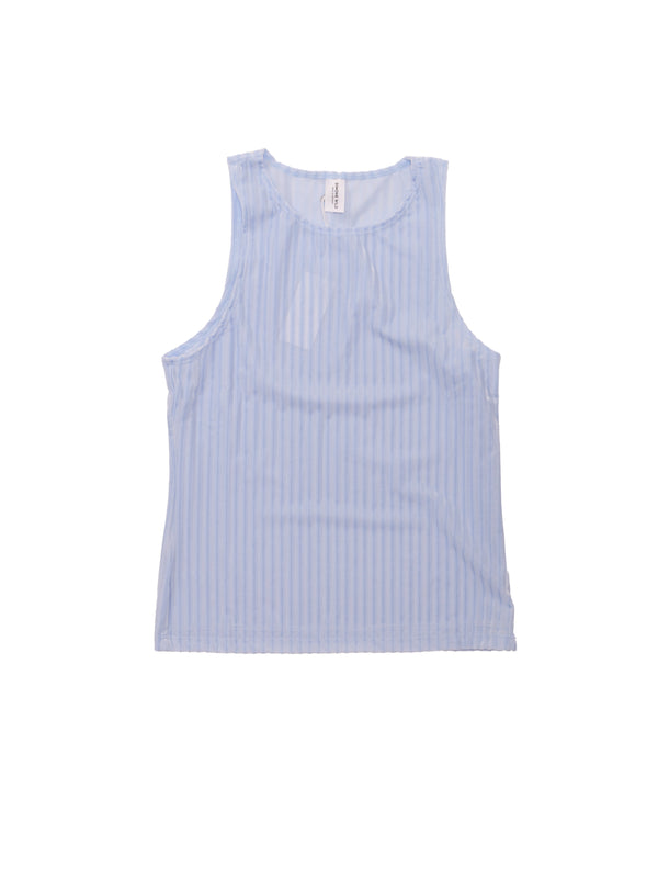 simone wild Rib Velvet Athletic Top sky