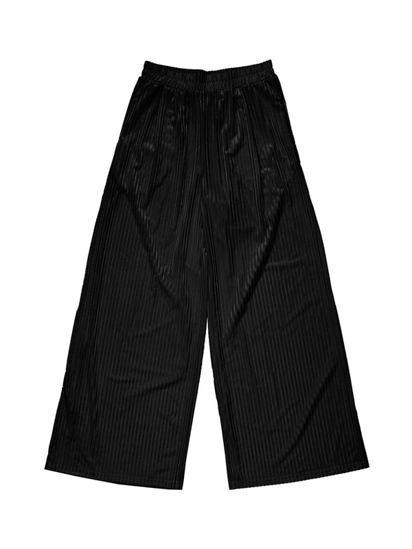 Simone Wild Rib Velvet Pocket Pants Black